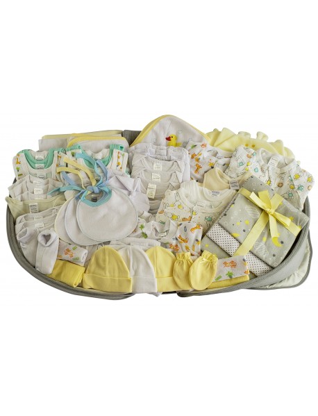 Unisex 80 pc Baby Clothing Starter Set with Diaper Bag