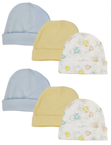 Boys Baby Caps (Pack of 6)