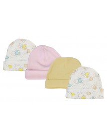 Girls Baby Caps (Pack of 4)