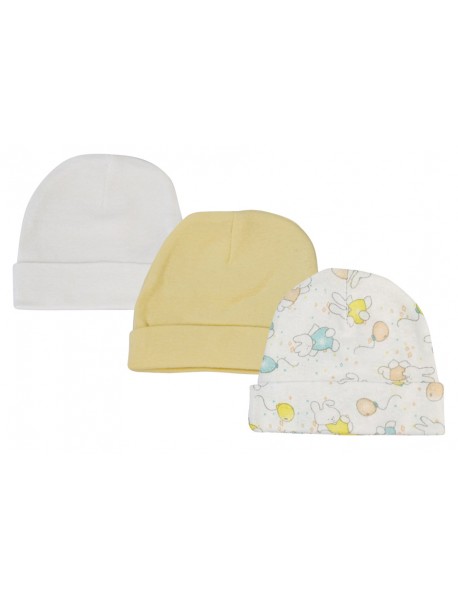 Baby Boy, Baby Girl, Unisex Infant Caps (Pack of 3)