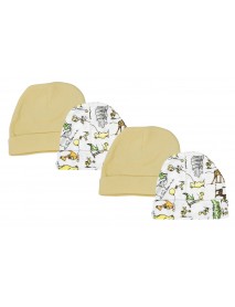 Baby Boy, Baby Girl, Unisex Infant Caps (Pack of 4)