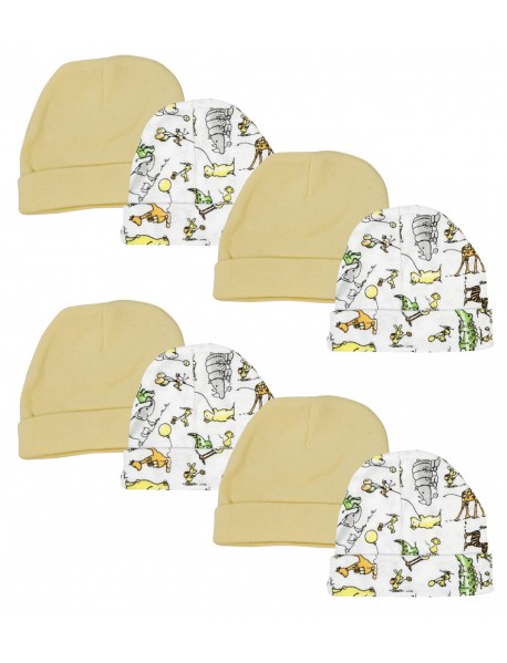 Baby Boy, Baby Girl, Unisex Infant Caps (Pack of 8)