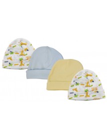 Baby Boy Infant Caps (Pack of 4)