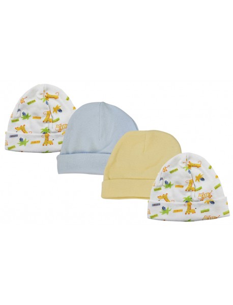Baby Boy Infant Caps (Pack of 4)