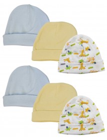Baby Boy Infant Caps (Pack of 6)