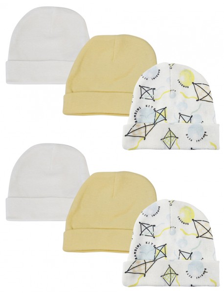 Baby Boy, Baby Girl, Unisex Infant Caps (Pack of 6)