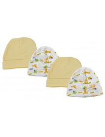 Baby Boy, Baby Girl, Unisex Infant Caps (Pack of 4)