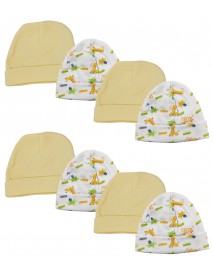 Baby Boy, Baby Girl, Unisex Infant Caps (Pack of 8)