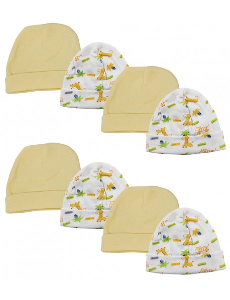Baby Boy, Baby Girl, Unisex Infant Caps (Pack of 8)