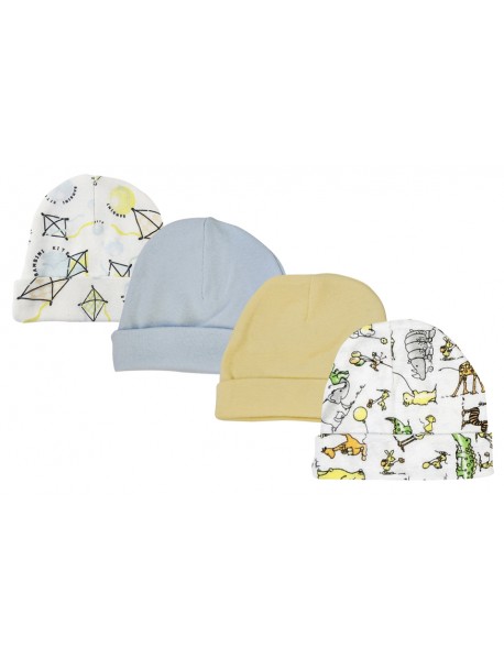 Baby Boys Caps (Pack of 4)