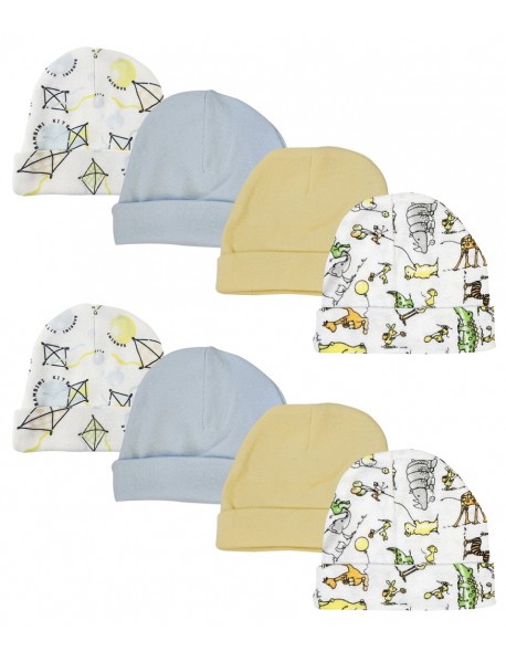 Baby Boys Caps (Pack of 8)