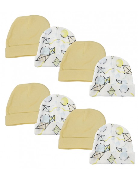 Baby Boy, Baby Girl, Unisex Infant Caps (Pack of 8)