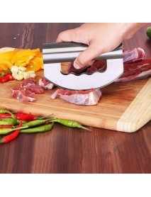 304 Stainless Steel Double-head Cut Salad Chopper Vegetable Cheese Cutter