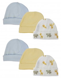 Baby Boys Caps (Pack of 6)