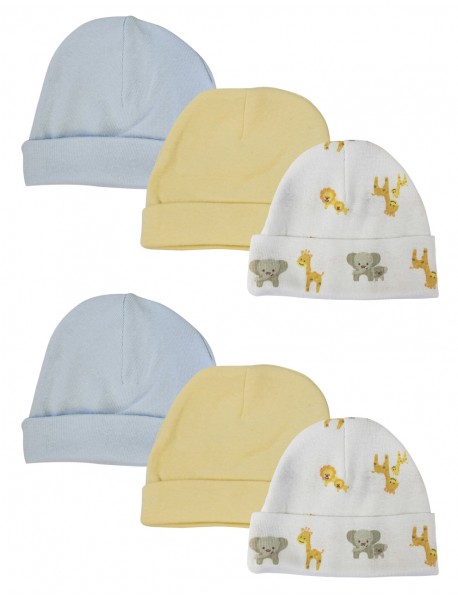 Baby Boys Caps (Pack of 6)
