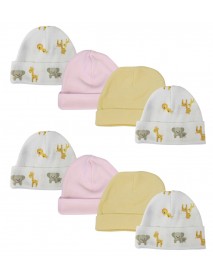 Baby Girls Caps (Pack of 8)