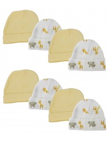 Baby Boy, Baby Girl, Unisex Infant Caps (Pack of 8)