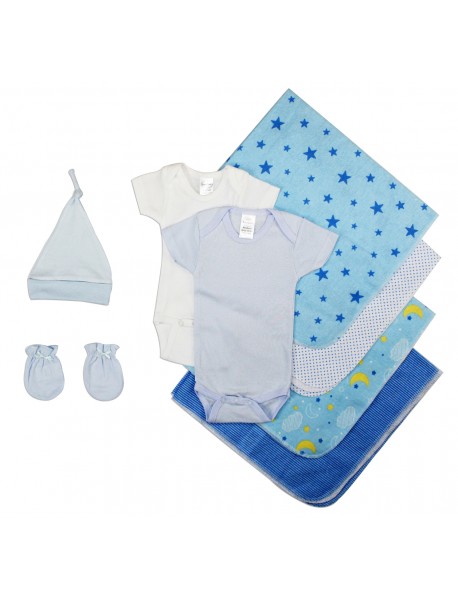 Baby Boy 8 Pc Layette Sets