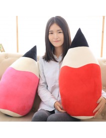 Creative Pencil Shape Pillow Seat Cushion Colorful Kawaii Cartoon Stuffed Plush Toy Novel Festival Gift