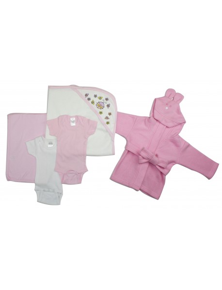 Baby Girl 5 Pc Layette Sets