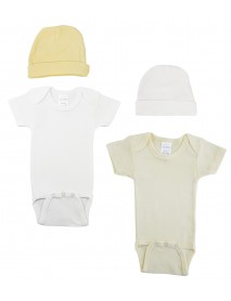 Unisex Baby 4 Pc Layette Sets