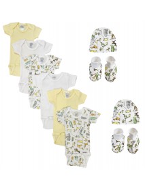 Unisex Baby 10 Pc Layette Sets
