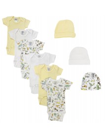 Unisex Baby 10 Pc Layette Sets