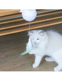 USB Electric Pet Cat Toy LED Irregular Laser Funny Cat Stick Home Pets Funny Pet Toys with Replacebale Feather