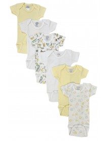 Unisex Baby 6 Pc Bodysuits