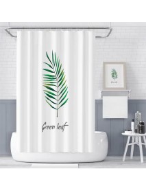 1.8M Cartoon Waterproof Bathroom Bath Shower Curtain Polyester Fabric With 12 Hook