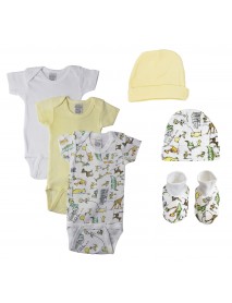 Unisex Baby 7 Pc Bodysuits