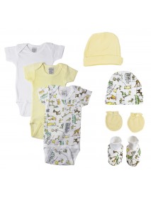 Unisex Baby 8 Pc Bodysuits
