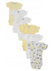 Unisex Baby 6 Pc Bodysuits