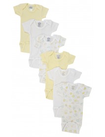 Unisex Baby 6 Pc Bodysuits