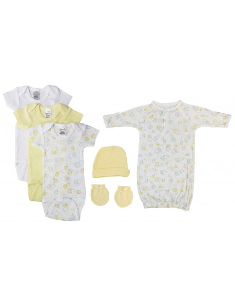 Unisex Baby 7 Pc Layette Sets