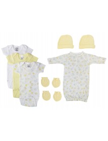 Unisex Baby 10 Pc Layette Sets