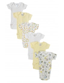 Unisex Baby 6 Pc Onezies