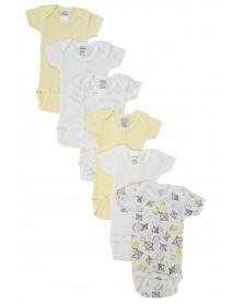 Unisex Baby 6 Pc Onezies