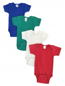 Unisex Baby 4 Pc Onezies