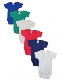 Unisex Baby 6 Pc Onezies