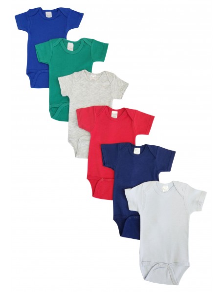 Unisex Baby 6 Pc Onezies