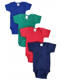 Unisex Baby 4 Pc Onezies