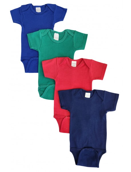 Unisex Baby 4 Pc Onezies