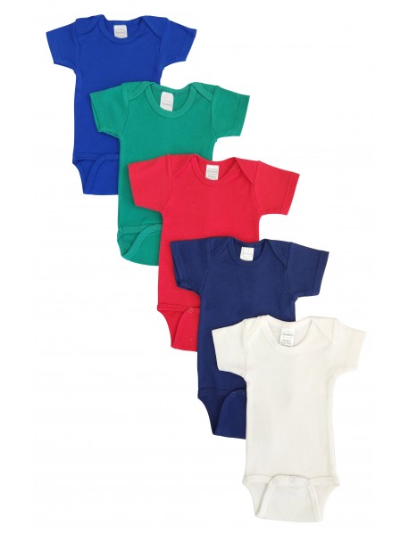 Unisex Baby 5 Pc Onezies