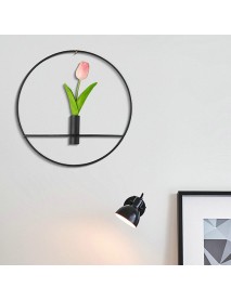 3D Geometric Wall Mounted Candle Holder Metal Tea Light Home Decor Candlestick