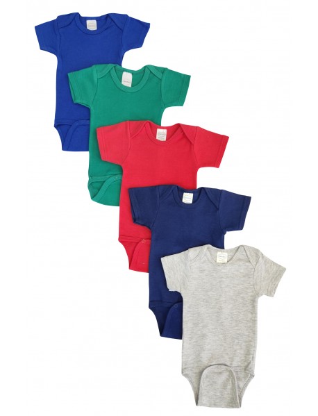 Unisex Baby 5 Pc Onezies