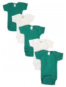 Unisex Baby 5 Pc Onezies
