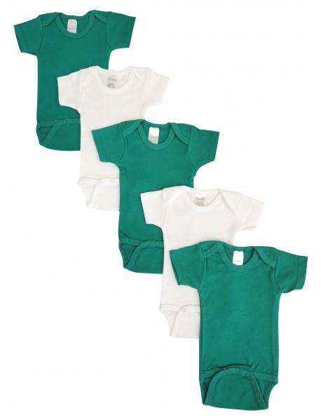 Unisex Baby 5 Pc Onezies