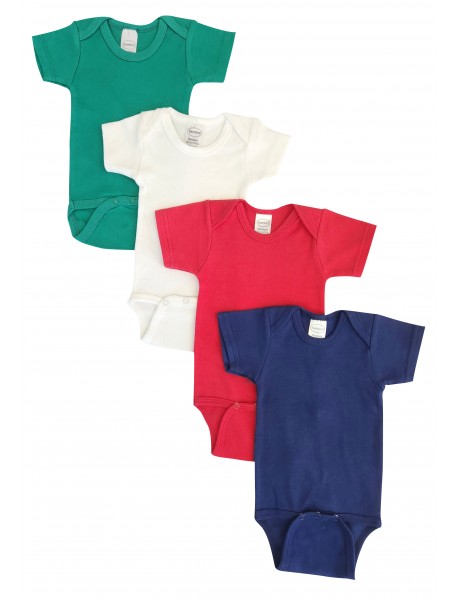 Unisex Baby 4 Pc Onezies