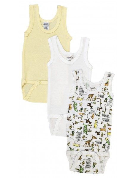 Unisex Baby 3 Pc Onezies and Tank Tops